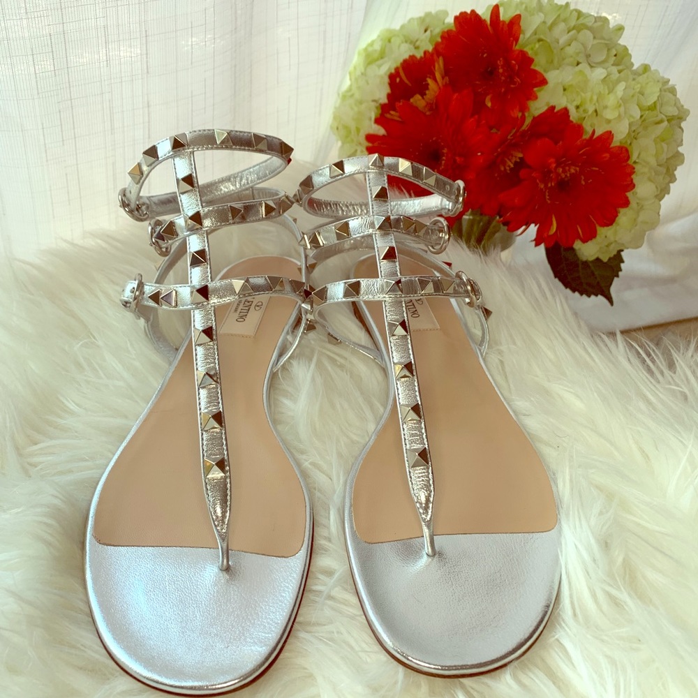 Valentino Garavani Rockstud Gladiator Sandal